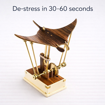 Handmade Wooden Manta Ray